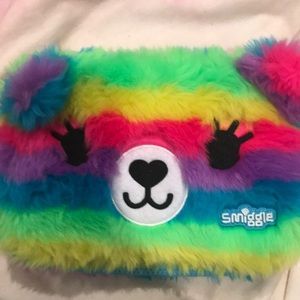 Multicoloured smiggle pencil case